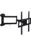 Full Motion TV Wall Mount | Long Arm TV Mount with 24 Inch Extension | Fits 32" to 55" TVs with Up to VESA 400 x 400 | 77 lbs Capacity