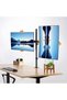 Dual LED LCD Monitor Stand, Extra Tall 31.5" Pole, Heavy Duty Fully Adjustable Desk Mount for 2 Screens Up to 27 Inch, Ergonomic Computer Monitor Holder - 4
