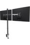 Dual LED LCD Monitor Stand, Extra Tall 31.5" Pole, Heavy Duty Fully Adjustable Desk Mount for 2 Screens Up to 27 Inch, Ergonomic Computer Monitor Holder