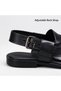 Comfortable ancient Greek style men's leather fisherman sandals, thick shock-absorbing insoles, handcrafted leather men's shoes, high-quality adjustable buckle summer shoes - 4