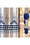 Royal Blue Trams Set with Luxury Traditional Patterns | - 3