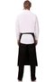 Unisex Bistro Chef Apron, White, One Size - 3