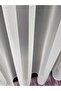 Dreamer Greek Skirt Leaded Plain Honeycomb Pattern Sheer Curtain - 5