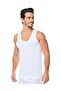 6 Pieces Seher Yıldız 0001I 100% Cottonwhite Economical Men's Undershirt & Undershirt - White - L - 2