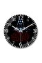 Star Wars Darth Vader Silent Wall Clock Curved Real Glass ---- Unc