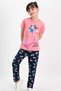 Little Pelican Candy Pink Girls Pajama Set