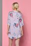 Women's Multicolor Printed 3-Piece Shorts Set - 2