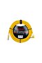 Kirlin Lgı-202ye 1/4 بوصة طرف مسطح أحادي - كابل بزاوية قائمة 3 أمتار - 4
