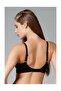 Women's Unwired Unassisted Gathering Black Bra B/C Cup 1910 - 3