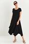 Women's Black Tunic Dress MP413 - 3