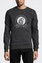 Gokturk Tengri Biz Menen Printed Smoked Anthracite Men's Knitted Sweatshirt Long Sleeve