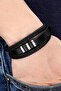 Men's Bracelet Genuine Leather Black Knitted Simple Modern Stylish Design - 5