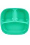 Unisex Baby Green Plate with Compartments - Water Green