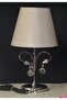 Leafy Stone Bedroom Lampshade with Light Brown Headboard
