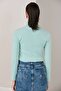 Women's Lycra Turtleneck Knitwear Sweater - 2