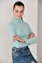 Women's Lycra Turtleneck Knitwear Sweater - 5