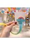 Colorful Rainbow Glitter Children's Fake Hair Hairpiece Buckle