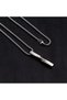 2023 Fashion New Black Necklace Men's Fashion Simple Stainless Steel Chain Men's Necklace Jewelry - 5