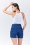 Women's Halter Neck Ribbed Knit Tank Top - 8