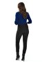 30020 Black Narrow Leg Ankle Length Office Pants - 3