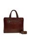 Genuine Leather Unisex Laptop & Briefcase Brown Gn071950dkr