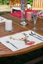 6-Piece Deer & Red Colored Christmas Themed American Service Set - 2