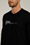 Sn549 إريك شعار Sweatsh البلوز الرجال الأسود - 4
