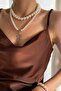 Women's Snake Figure Double Necklace - 2