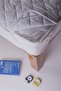 Liquid Proof Double Mattresses 140x200 cm 100% Cotton Quilted Elastic Mattress Mattresses - 2