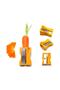 Vegetable Peeling and Slicing Apparatus Carrot Sharpener 2 Piece Set Quick Cutting Decorative Design - 2