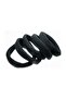 Black Rubber Buckle 20 Pieces - 2