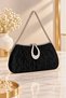 Women's Bag, New Model, Pleated Bag, Pleated Evening Bag, Mixed Pattern, Stylish Bag, Silver Case. - 2