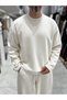 Bej Örme Basic Triko Sweatshirt HM- - 3