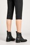 Suela Leather Zippered Women's Boots Black - 5