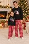 New Year's-Themed Family Pajama Set in Knit Fabric: Father and Son - 2
