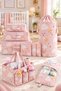 Premium Luxury 9-Piece Mother and Baby Set - Laundry Basket, Baby Bag, Diaper Changing Bag, 6-Piece Luggage Organizer