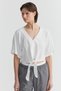Women's Front Tie Blouse - 4