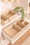 6-Piece Drawer Organizer Set - Multipurpose Cabinet Organizer Set - Beige - 5