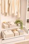 6-Piece Drawer Organizer Set - Multipurpose Cabinet Organizer Set - Beige - 4