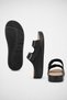 Men's Sandals with Two Straps - Black - 4