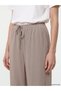 LCW Modest Beige Solid Loose & Wide-Leg Women's Pants, Featuring the ALITA CITY Touch - 3