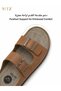 Men's Sandals with Two Straps - Yellow - 5