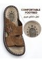 Men's Open Toe Sandals - Brown - 5