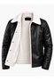 Premium Full Fur Black Leather Jacket - 3