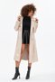 Women's Leather Look Belted Long Trench Coat |   Belted Long Trench Coat - 3