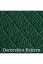 Soft Jacquard Throw Blanket for Sofa, Emerald Green - 6