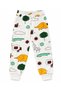 Boys' Cotton-Brushed Inside White Safari-Print Long-Sleeve Winter Pajama Set with Eye Patch - 6