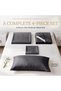 100% Viscose Derived from Bamboo Sheets, Luxury 4 Pc Set - 8