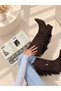 Arizona Brown Suede Tasseled 5 cm Heel Dallas Boots Botti̇e - 3
