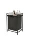 Laundry bin with shelf
